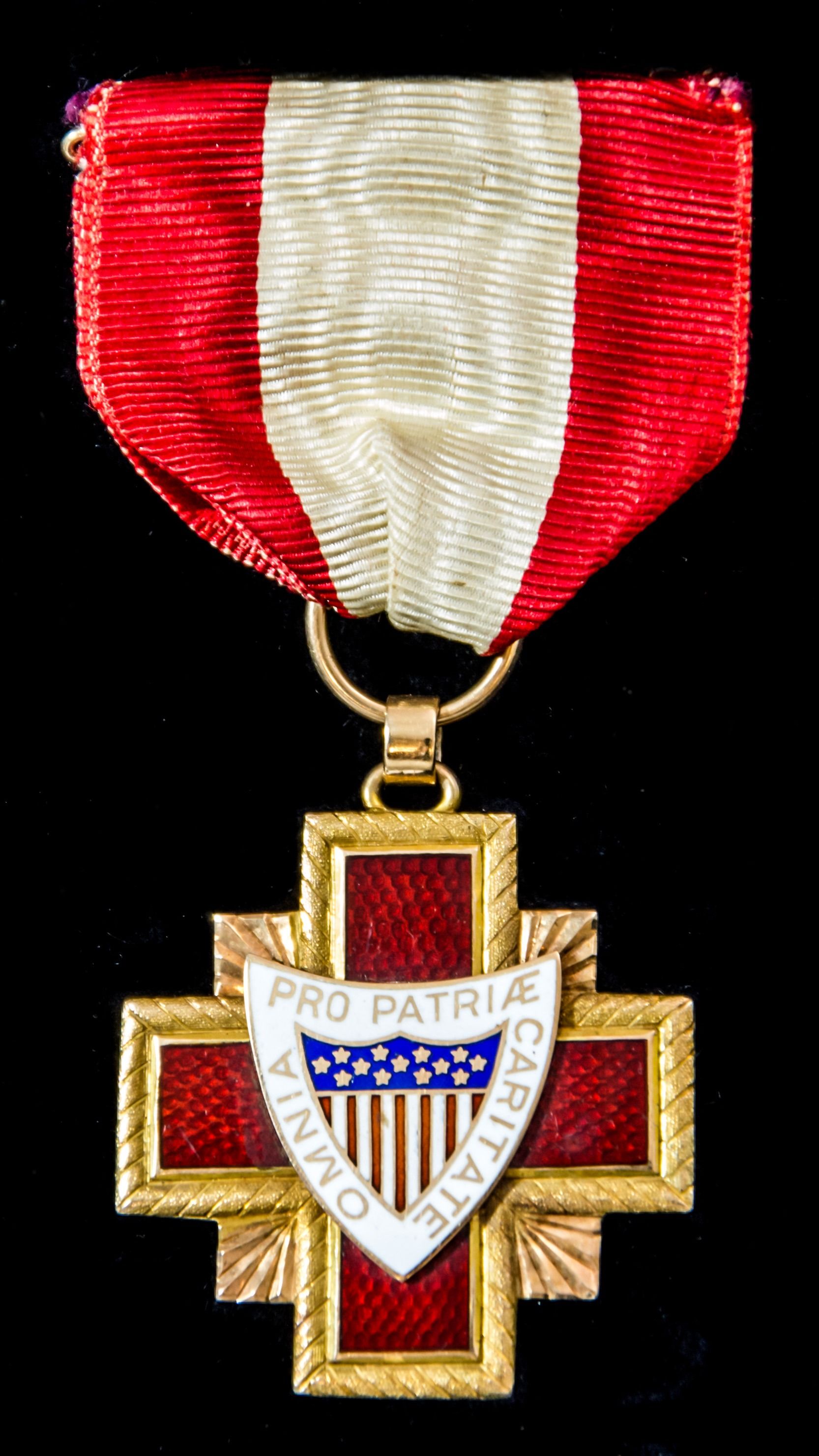 United States of America: Military Order of Surgeons of the Red Cross, gold and enamel medals, pr...