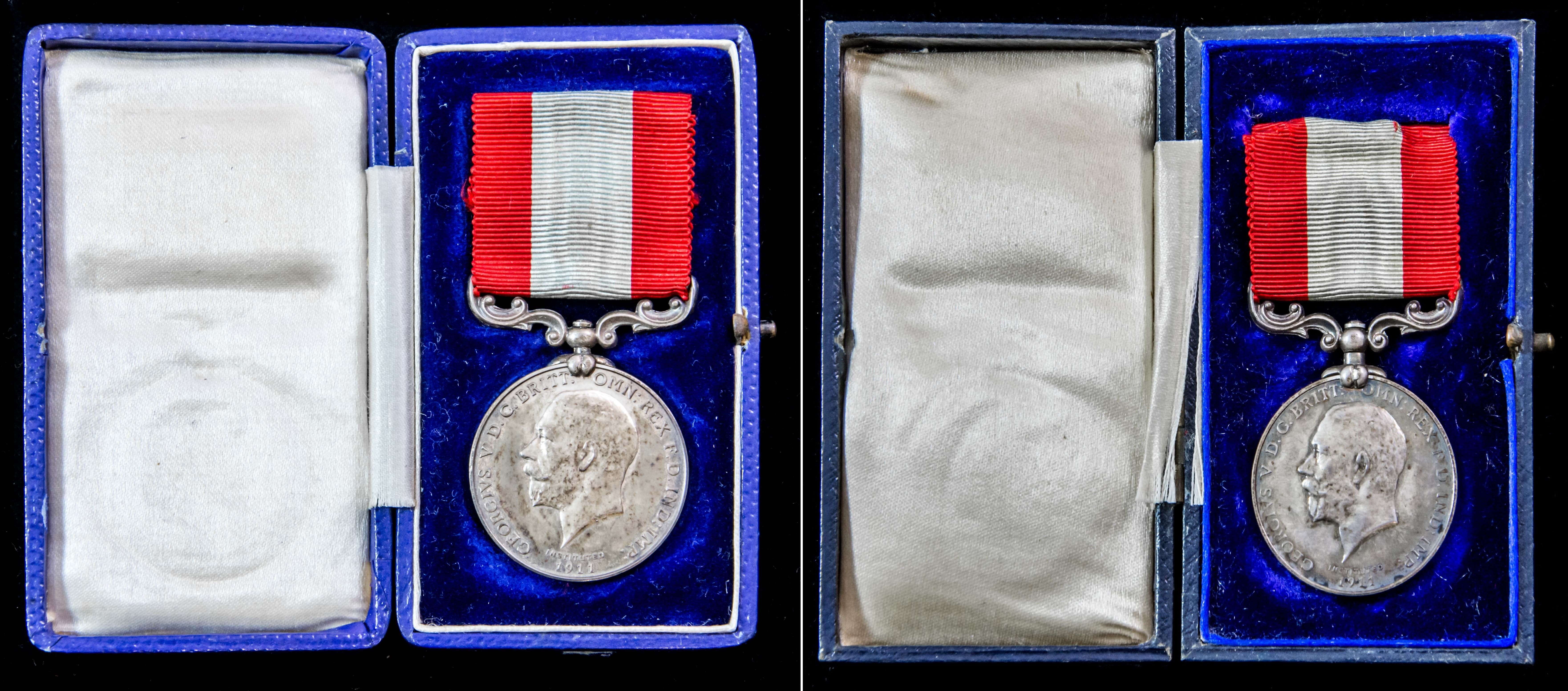 Boxed Tuck Brother’s Rocket Life Saving Apparatus Volunteer Long Service Medals, the first to Wil...
