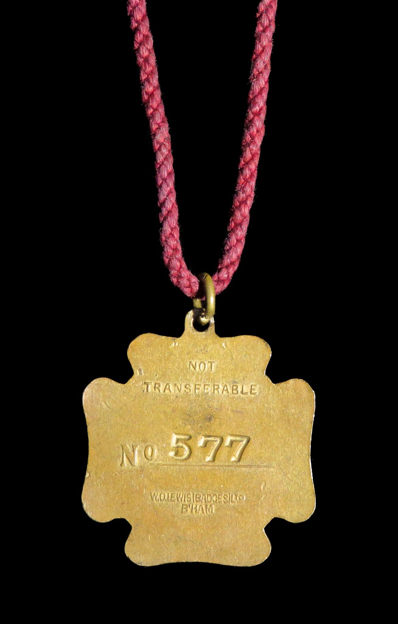 Pakistan: An early post-independence Karachi Race Club Officials / Membership Badge for 1952-1953...