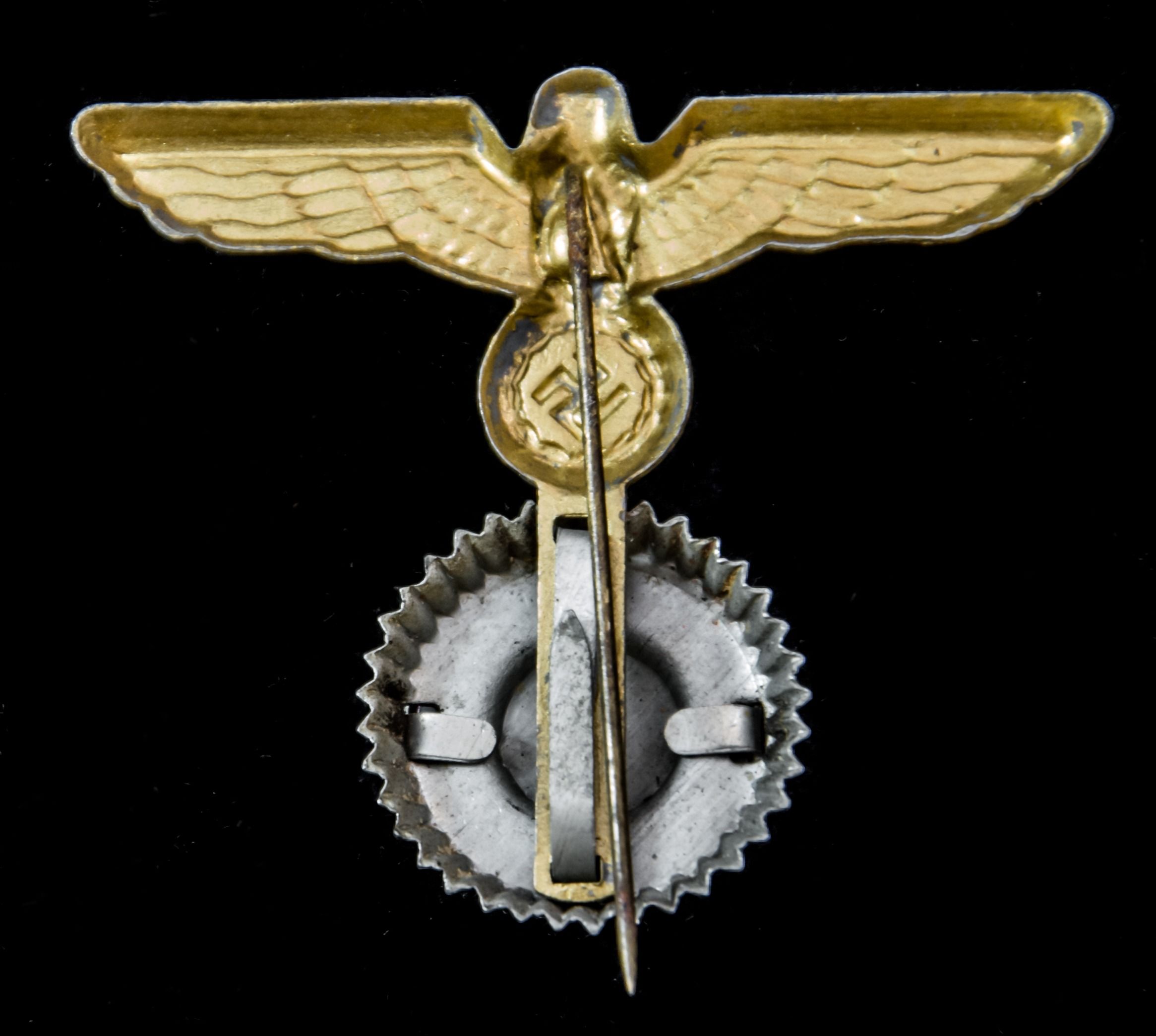 Germany - Third Reich: German Navy Kriegsmarine Tellermütze Sailor’s Combined Cap Eagle and Cocka...