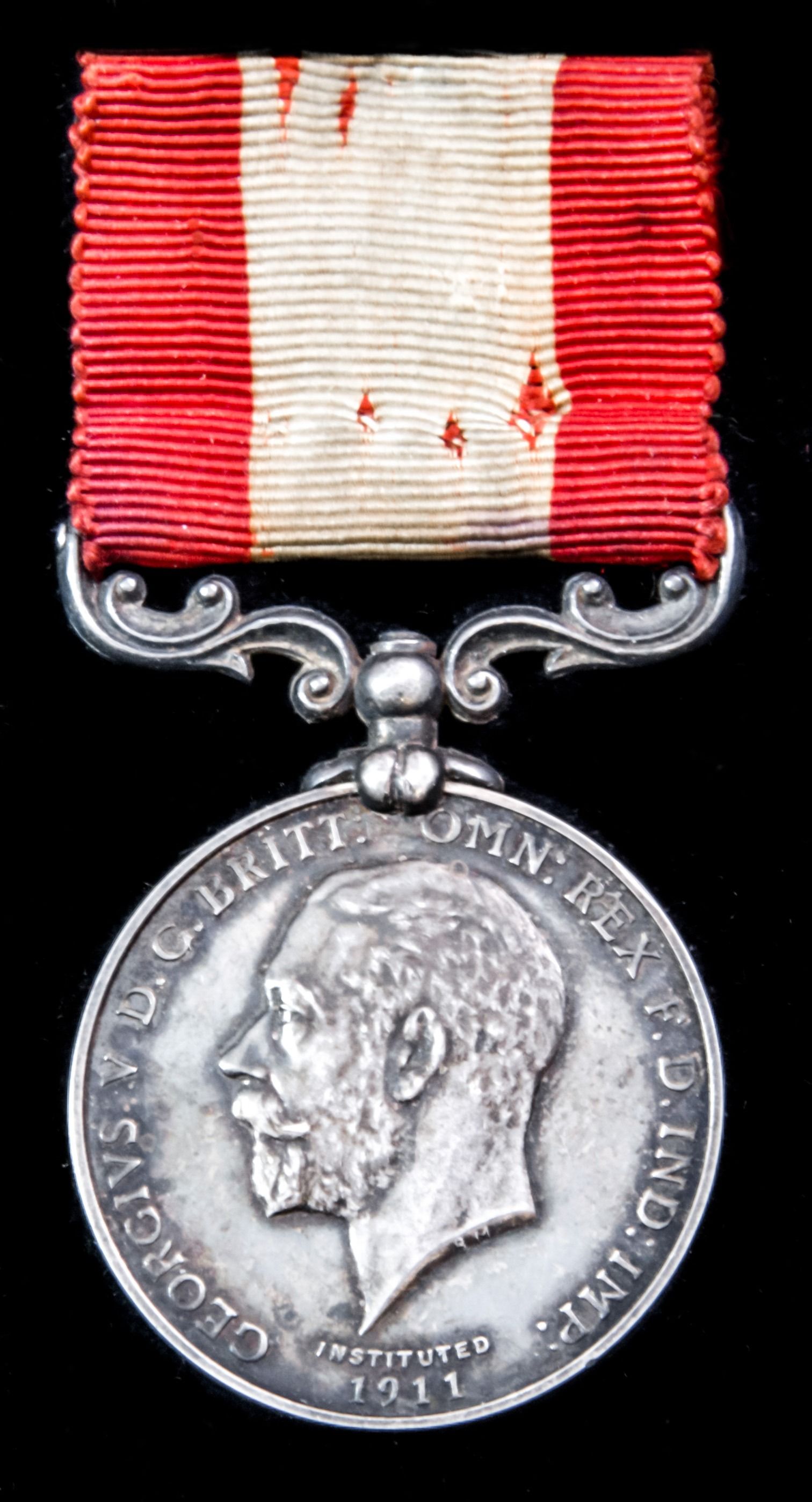 Rocket Life Saving Apparatus Volunteer Long Service Medal, GVR bust, with Board of Trade reverse ...