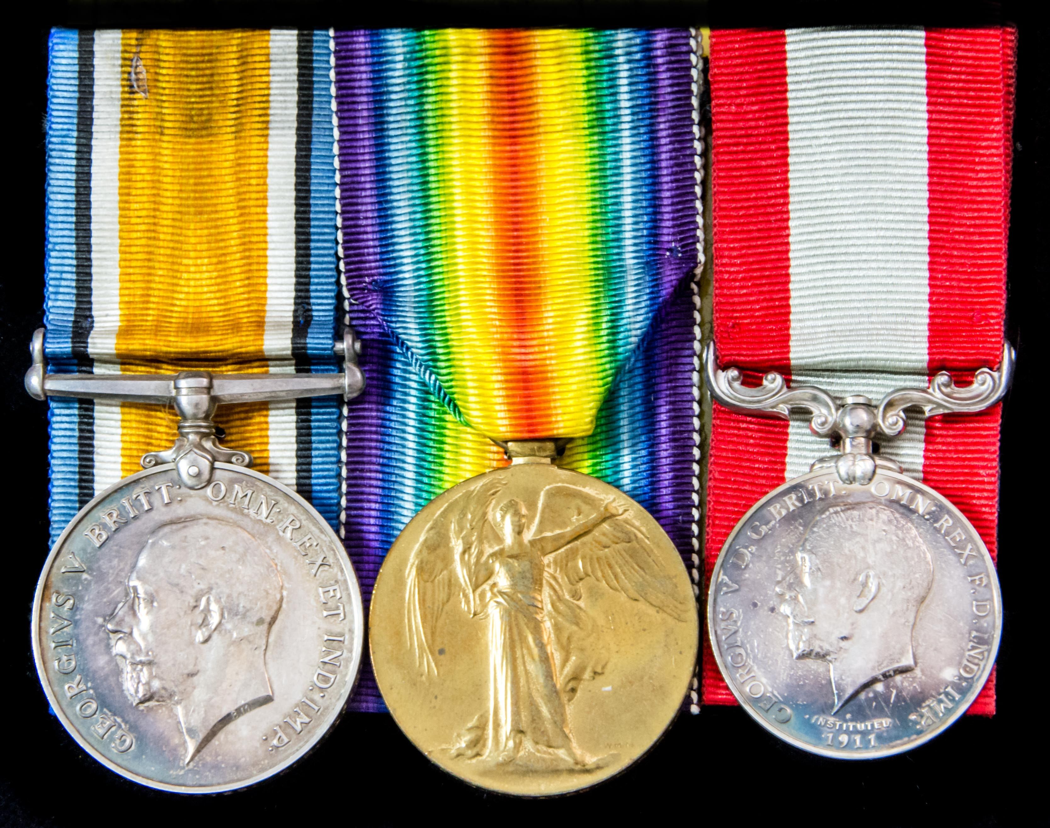 Bates Family group comprising a Great War pair to Private G.W. Bates, King’s Royal Rifle Corps an...