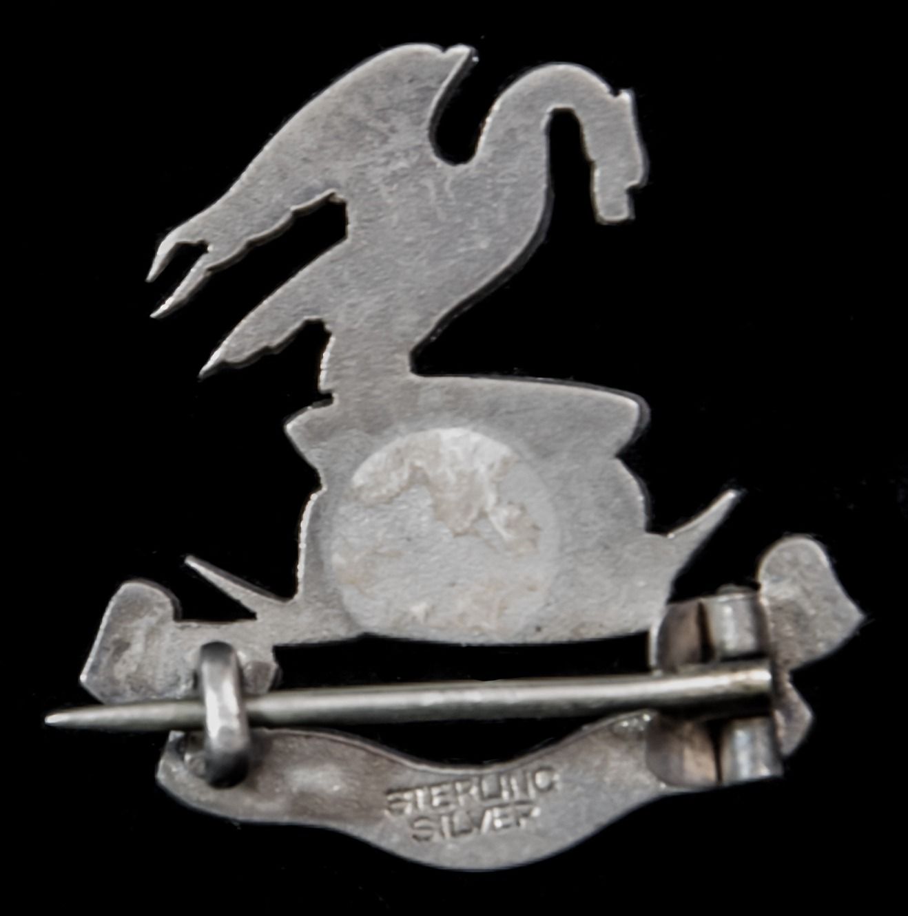 First World War period Liverpool Pals Sweetheart Badge, frosted silver, the obverse depicting the...