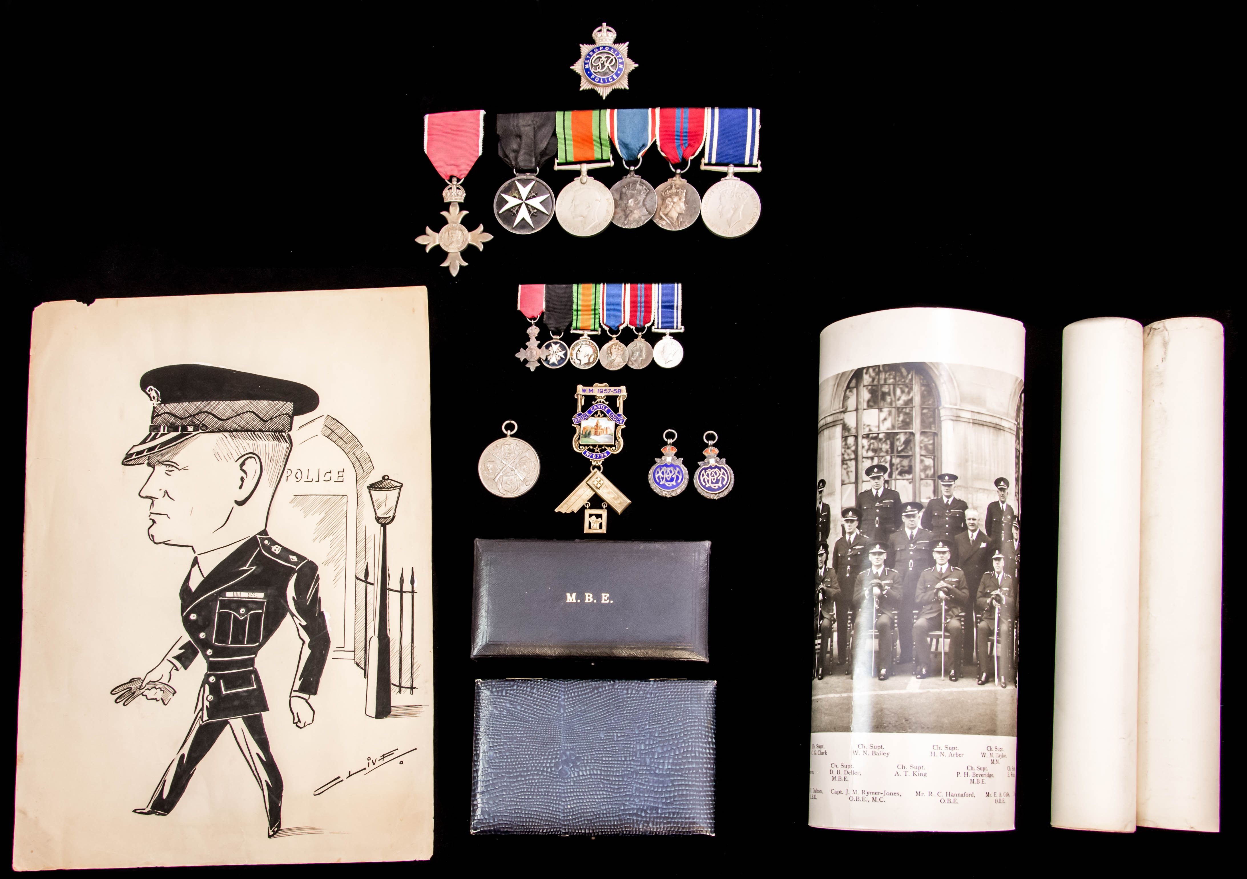 An impressive Civil M.B.E. group of six to Chief Superintendent Eric Frith, Metropolitan Police w...