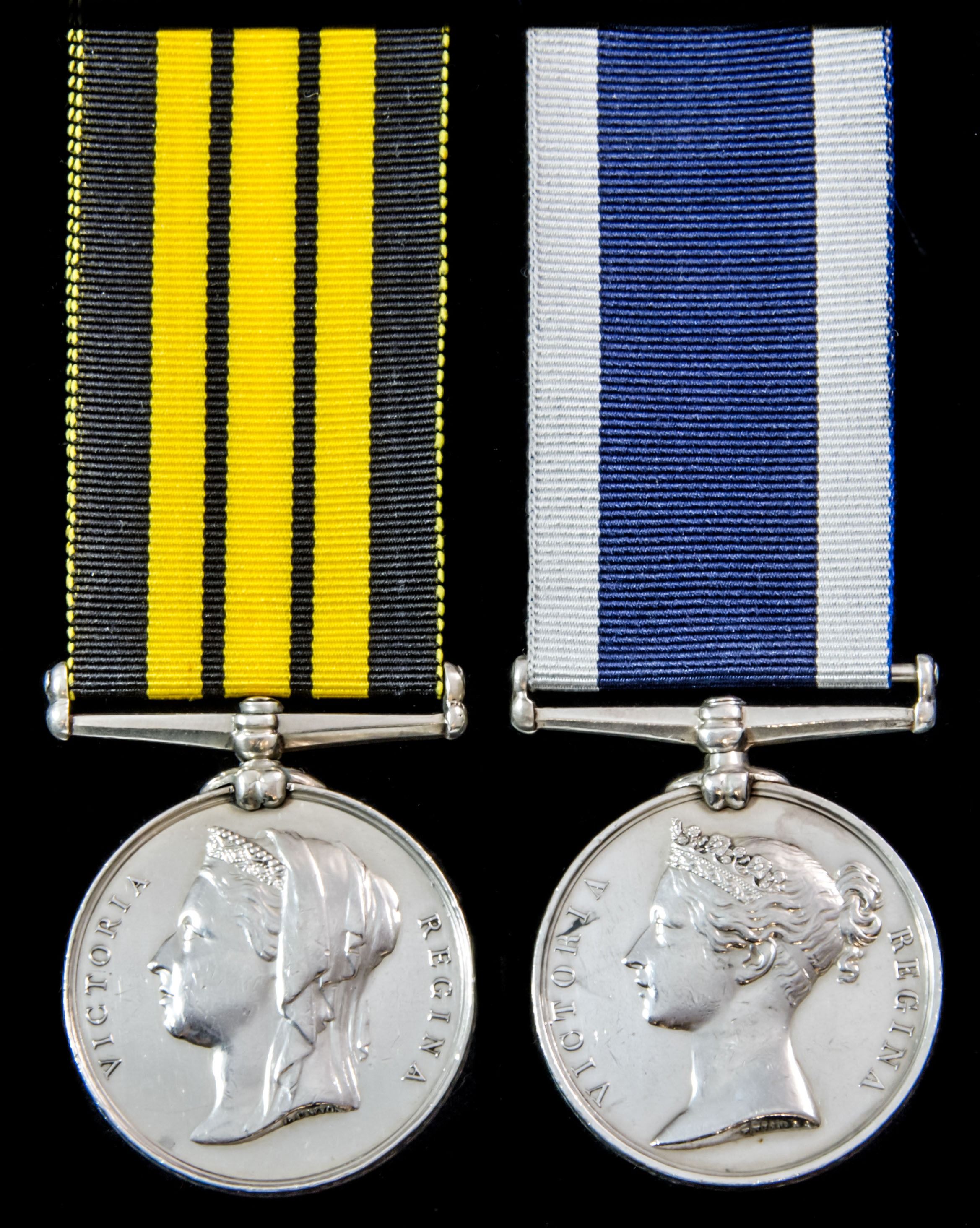 A good Ashantee War and Royal Naval Long Service and Good Conduct Medal pair awarded to Boy 1st C...