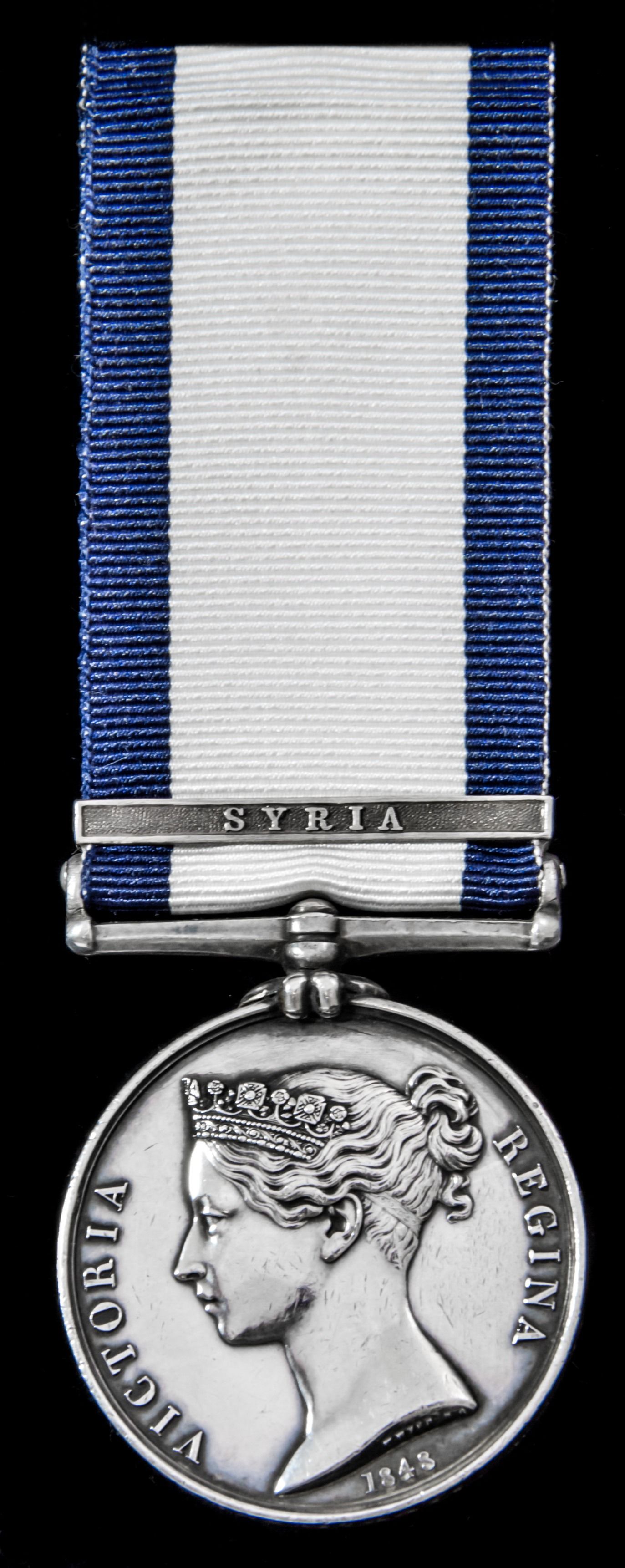 Naval General Service Medal 1793-1840, 1 Clasp: Syria awarded to James McKay who saw service as a...
