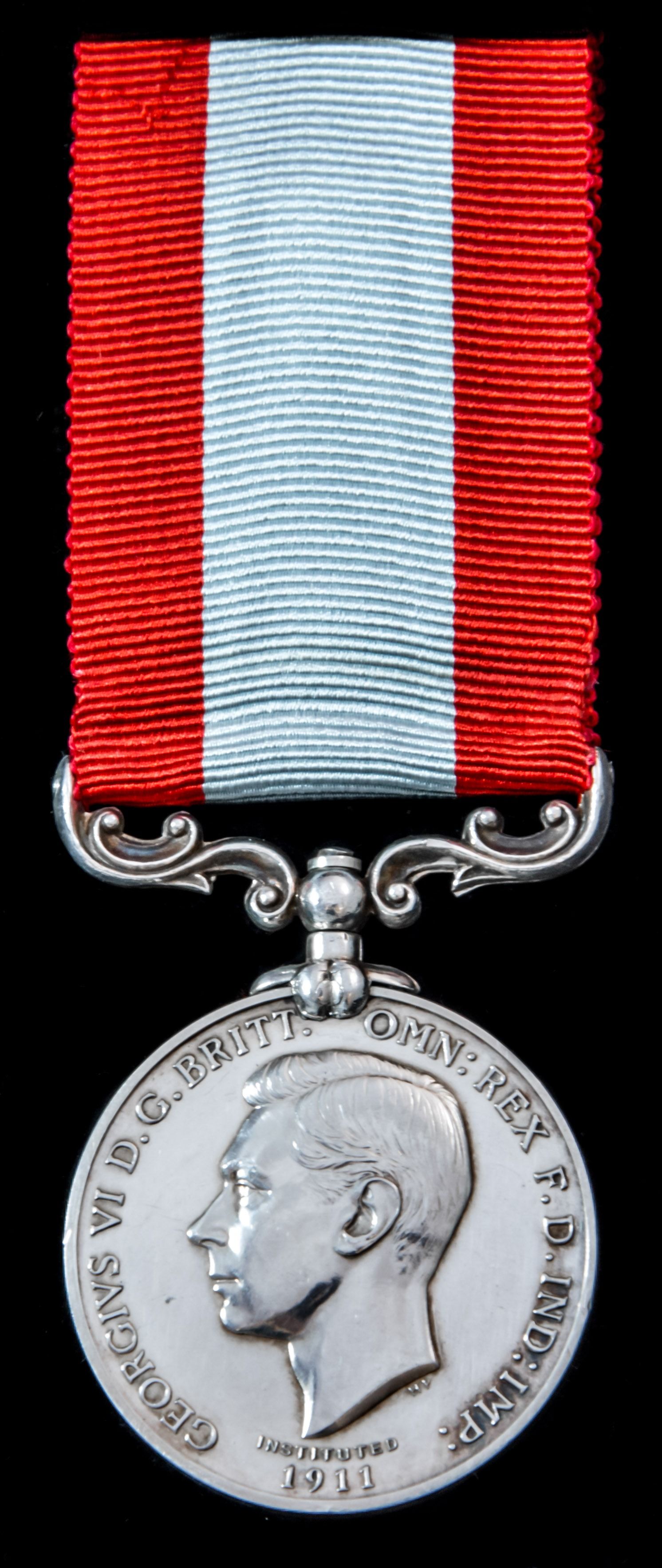 Rocket Life Saving Apparatus Volunteer Long Service Medal, GVIR 1st type bust, Rocket Apparatus V...