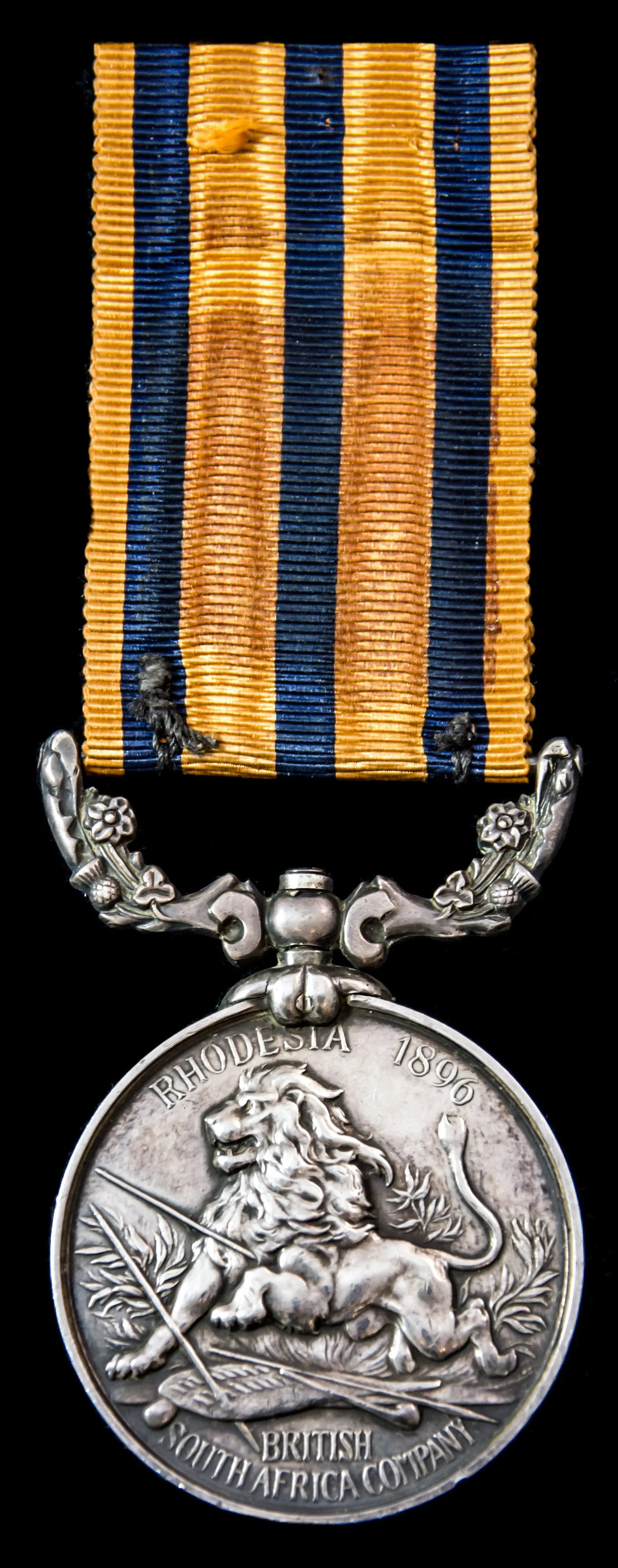 超希少 British Historical Medals アンティーク British South Africa Company Medal 1890-1897, Rhodesia 1896