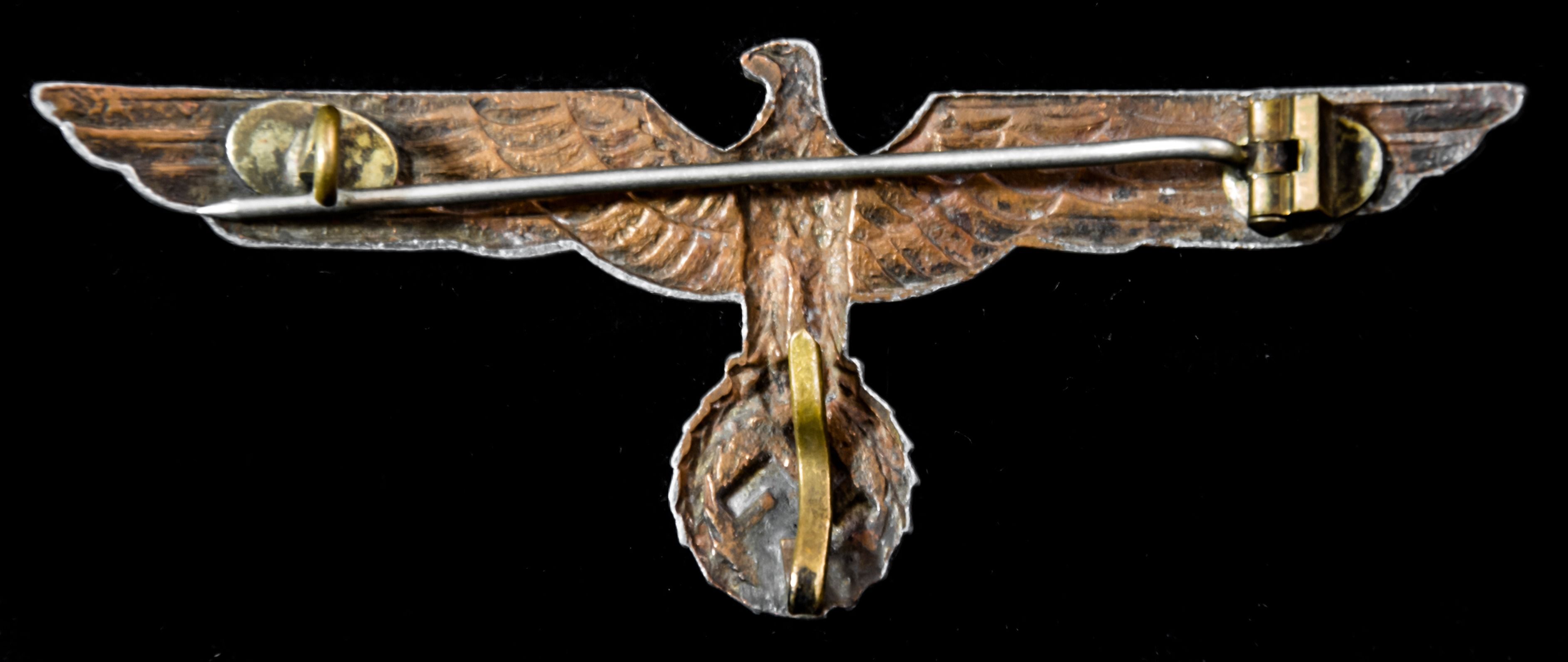 Germany - Third Reich: German Navy Kriegsmarine Officer’s Tunic Metal Breast Eagle, produced in z...