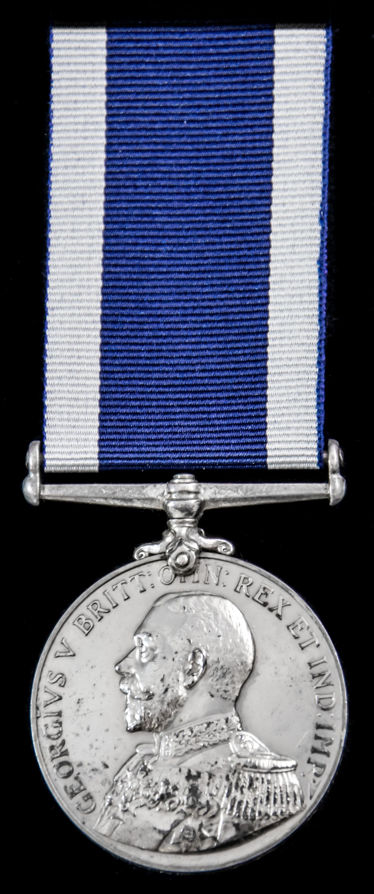 Jutland veteran’s Royal Navy Long Service and Good Conduct Medal, GVR, Adm. Bust awarded to Petty...