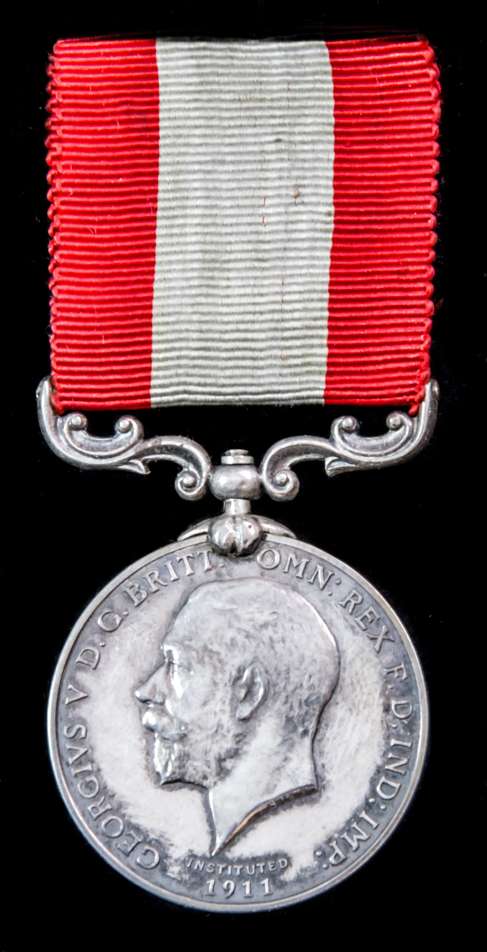 Boxed Rocket Life Saving Apparatus Volunteer Long Service Medal, GVR bust, Board of Trade reverse...