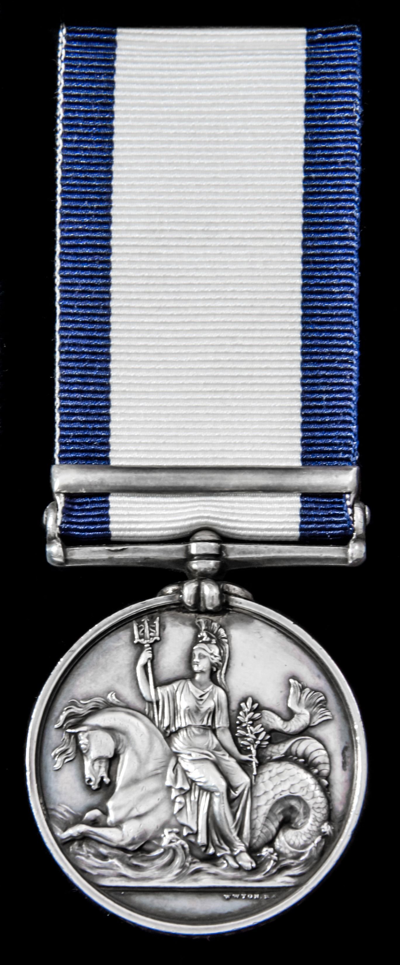 Naval General Service Medal 1793-1840, 1 Clasp: Syria awarded to James McKay who saw service as a...