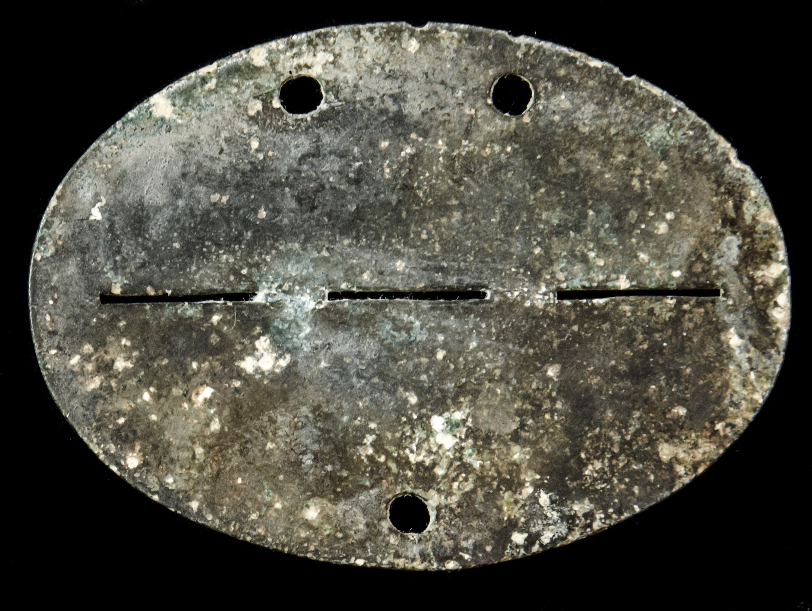 Germany - Third Reich: German Ordnungspolizei Complete Identity Disc (Erkennungsmarke) for a poli...