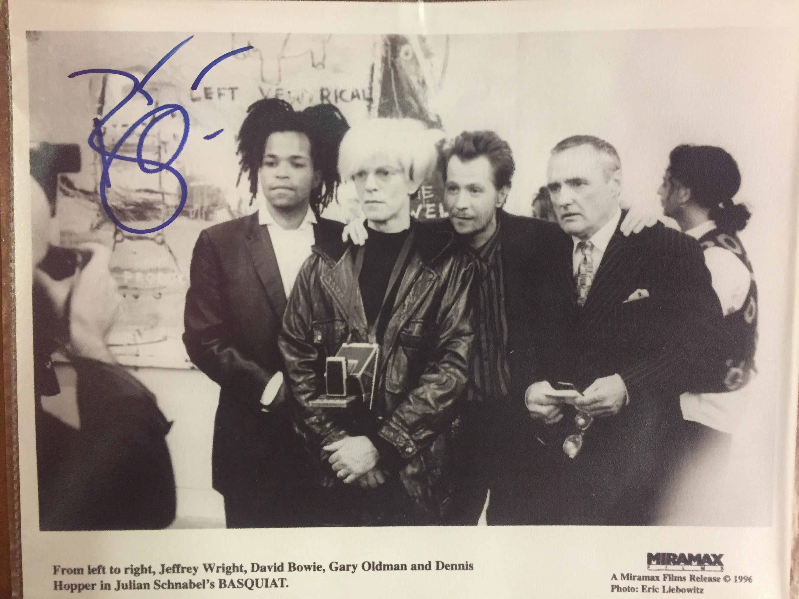 Signed Photo: David Bowie (as Andy Warhol) | Marchpane