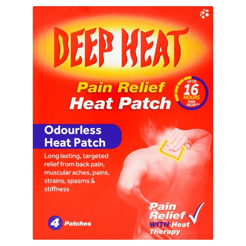 Deep Heat Pain Relief Heat Patch 4 patches