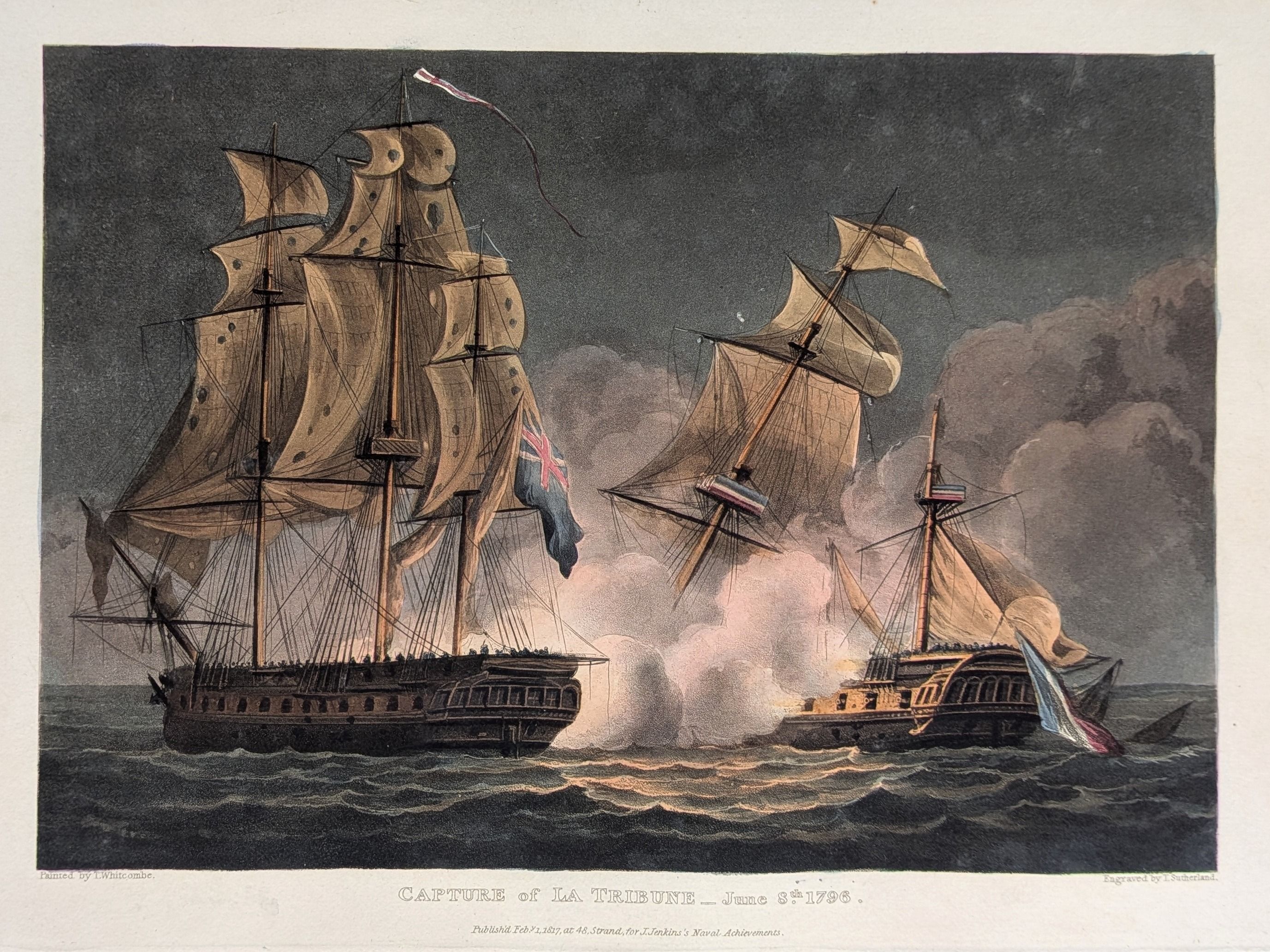 Capture of La Tribune - June 8, 1796