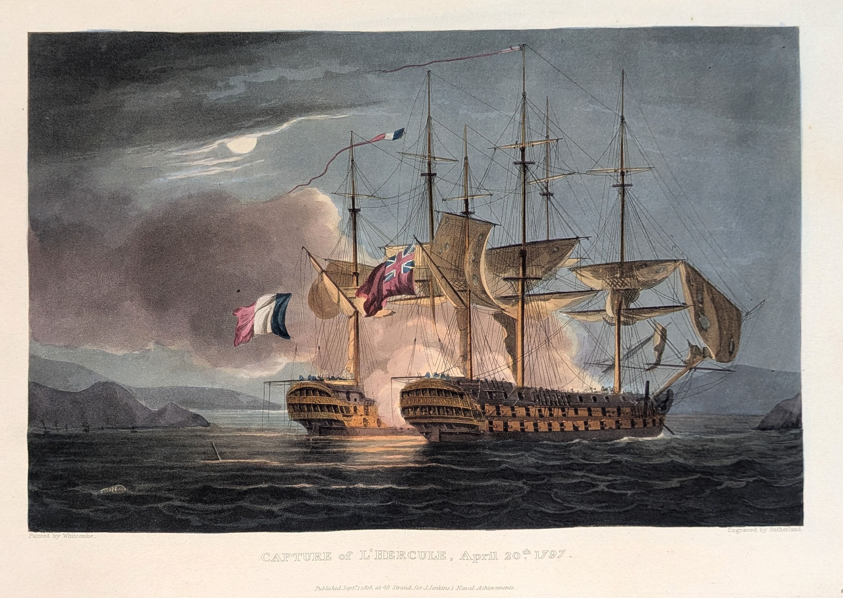Capture of L'Hercule, April 20, 1797