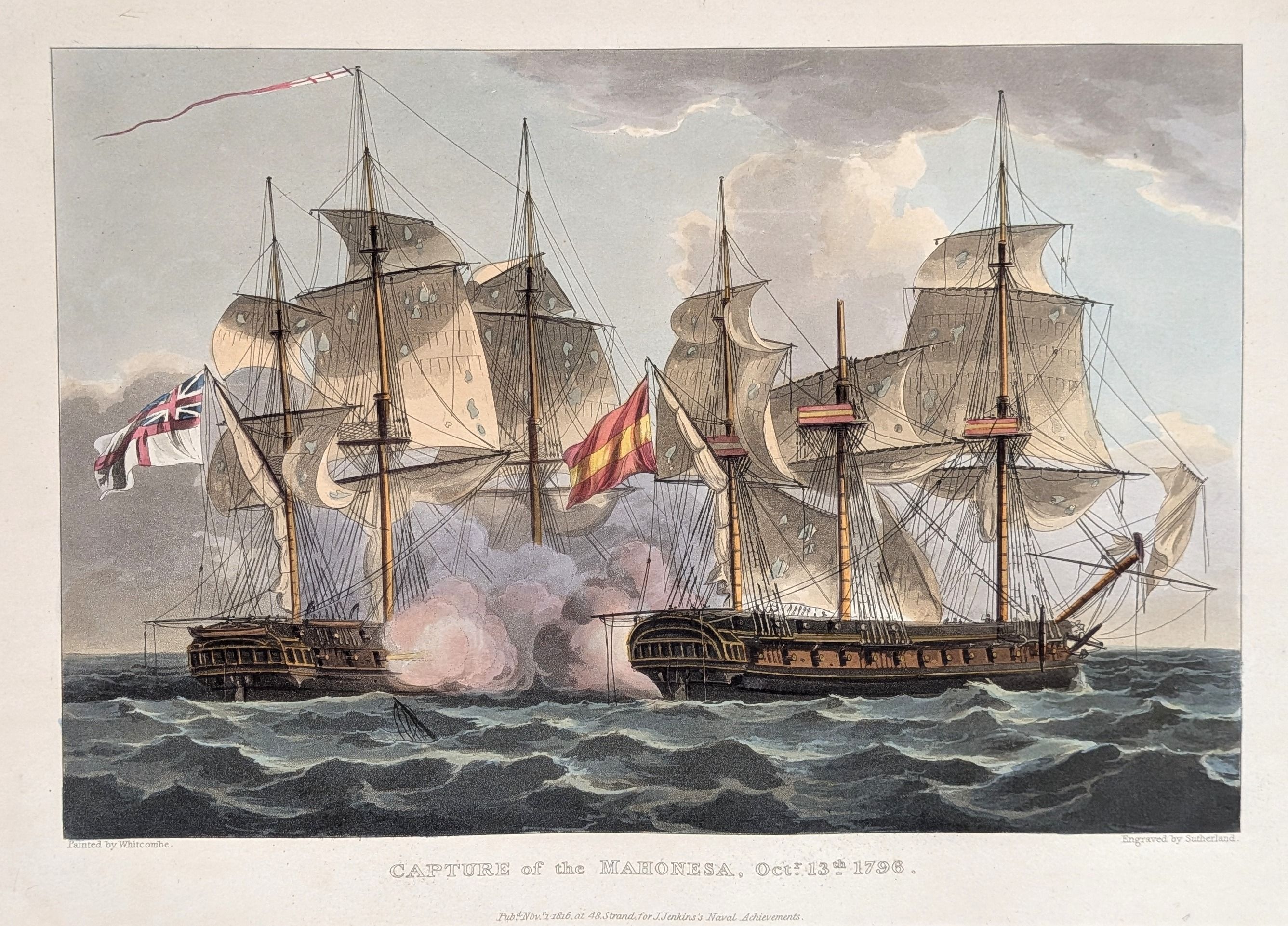 Capture Of The Mahonesa, Oct,13- 1795