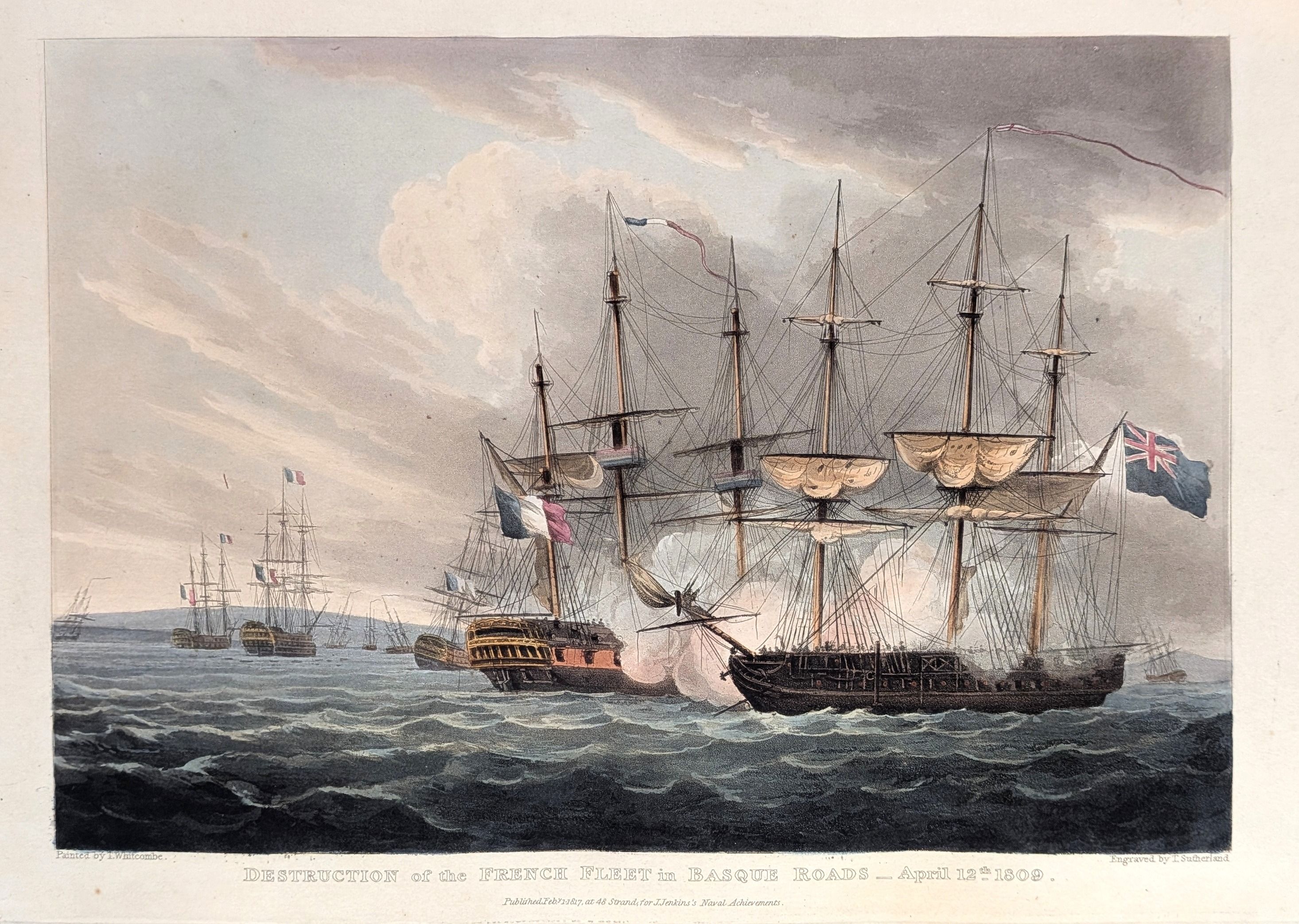 Destruction of the French Fleet in Basque Roads - April, 12- 1809