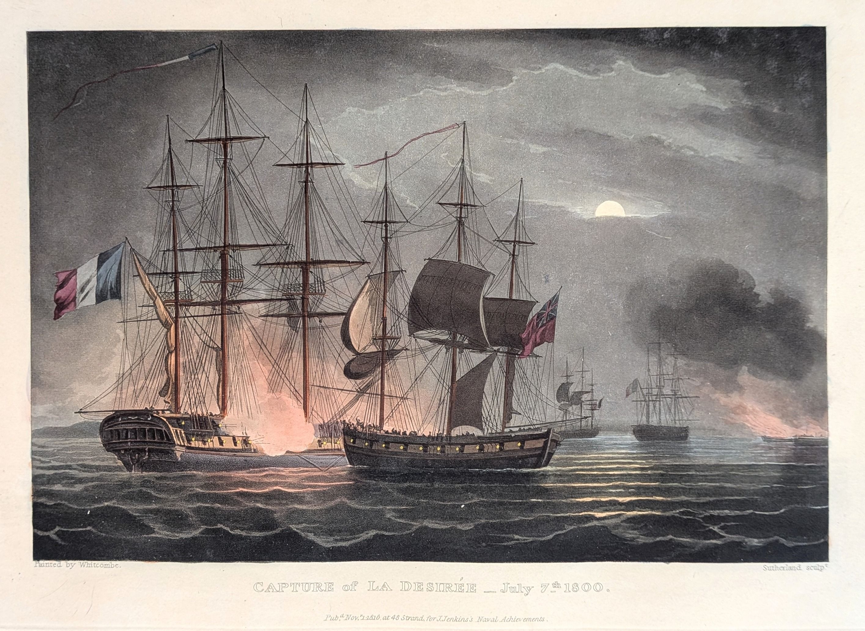 Capture Of La Desiree - July 7th 1800