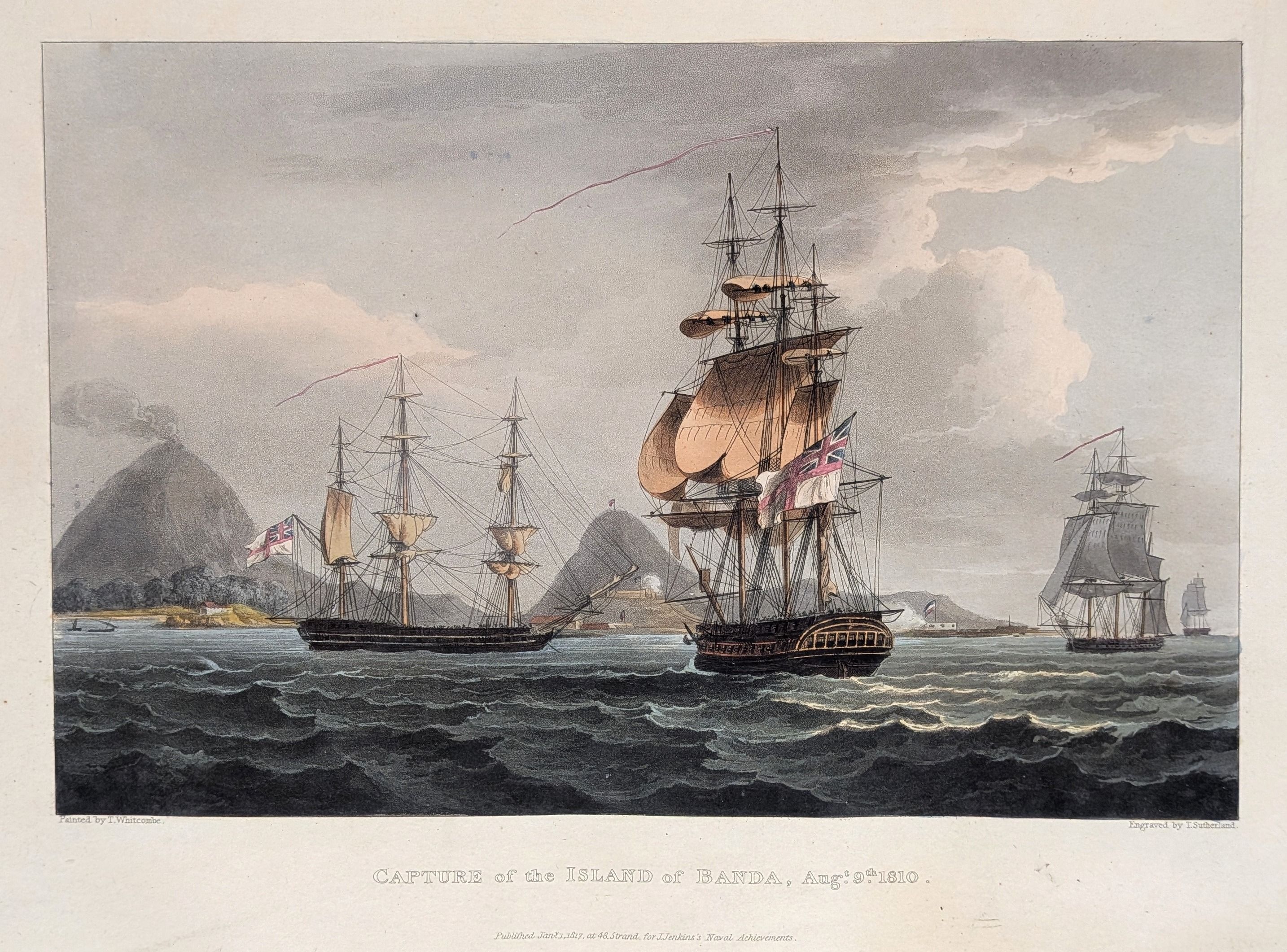 Capture of the Island of Banda, August 9, 1816.
