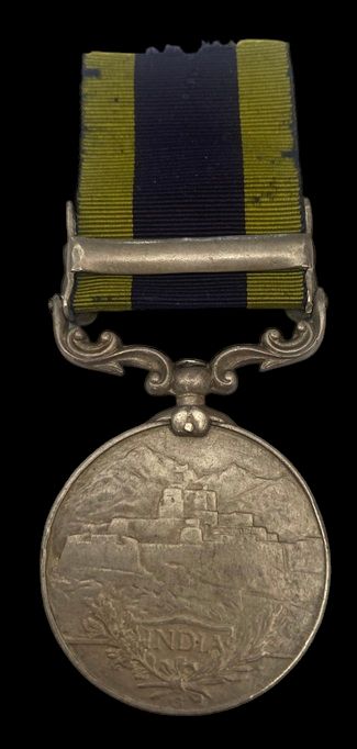 India General Service Medal 1908-1935, GVR, 1 Clasp: Afghanistan N.W.F. 1919 awarded to Driver Sa...