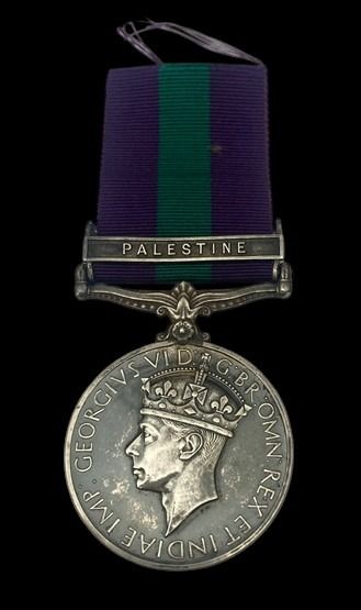 Second World War North Africa Military Medal recipients General Service Medal 1918-1962, GVIR 1st...