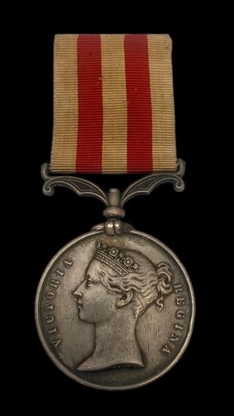 Indian Mutiny Medal 1857-1859, no clasp awarded to Bugler Edward Walsh, 2nd Battalion, 60th Royal...